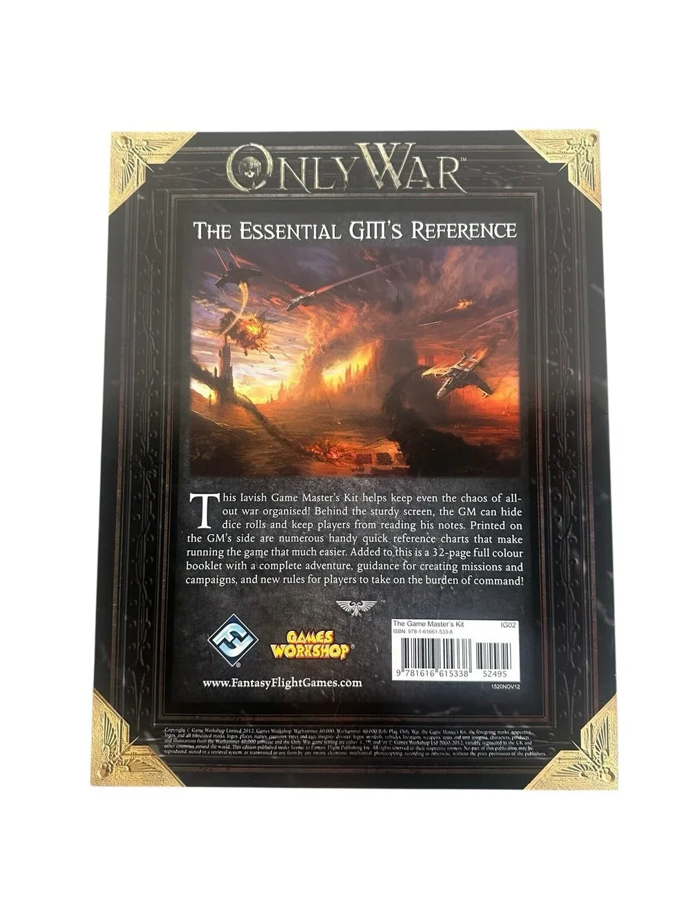 FFG Only War Game Master's Kit VG+